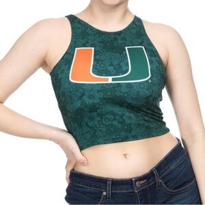Zoozatz Miami Hurricane Crop Top